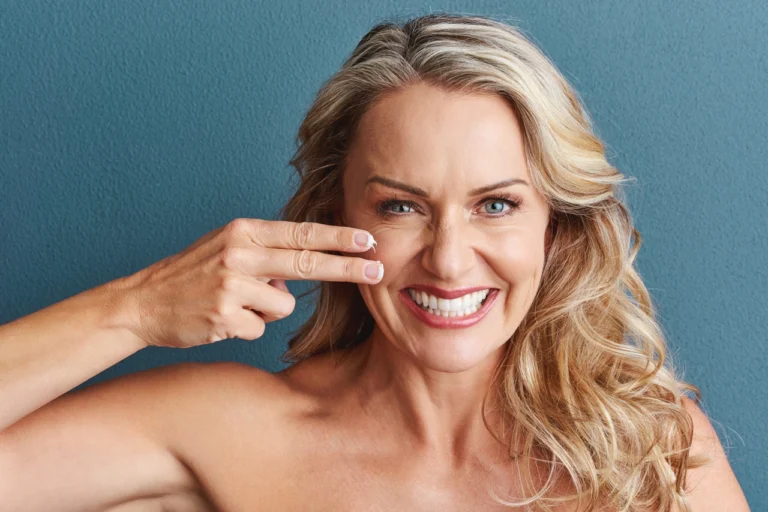 smiling mature woman